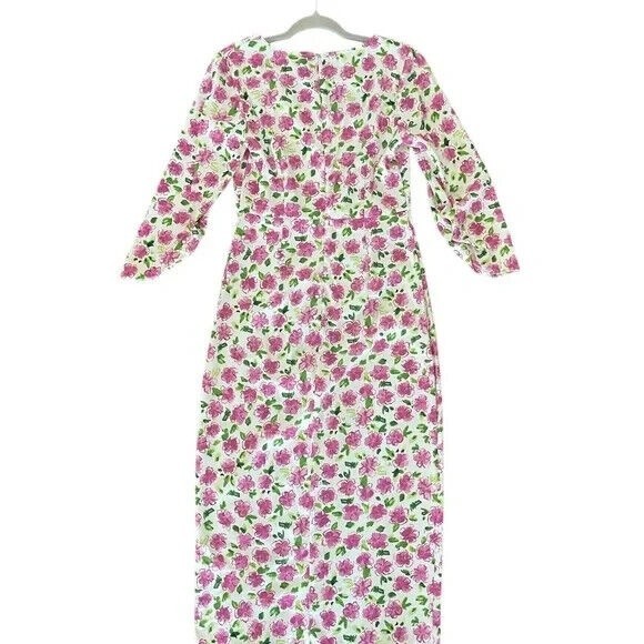 Zara Women's Dress Floral Midi Size S NEW - Picture 9 of 12